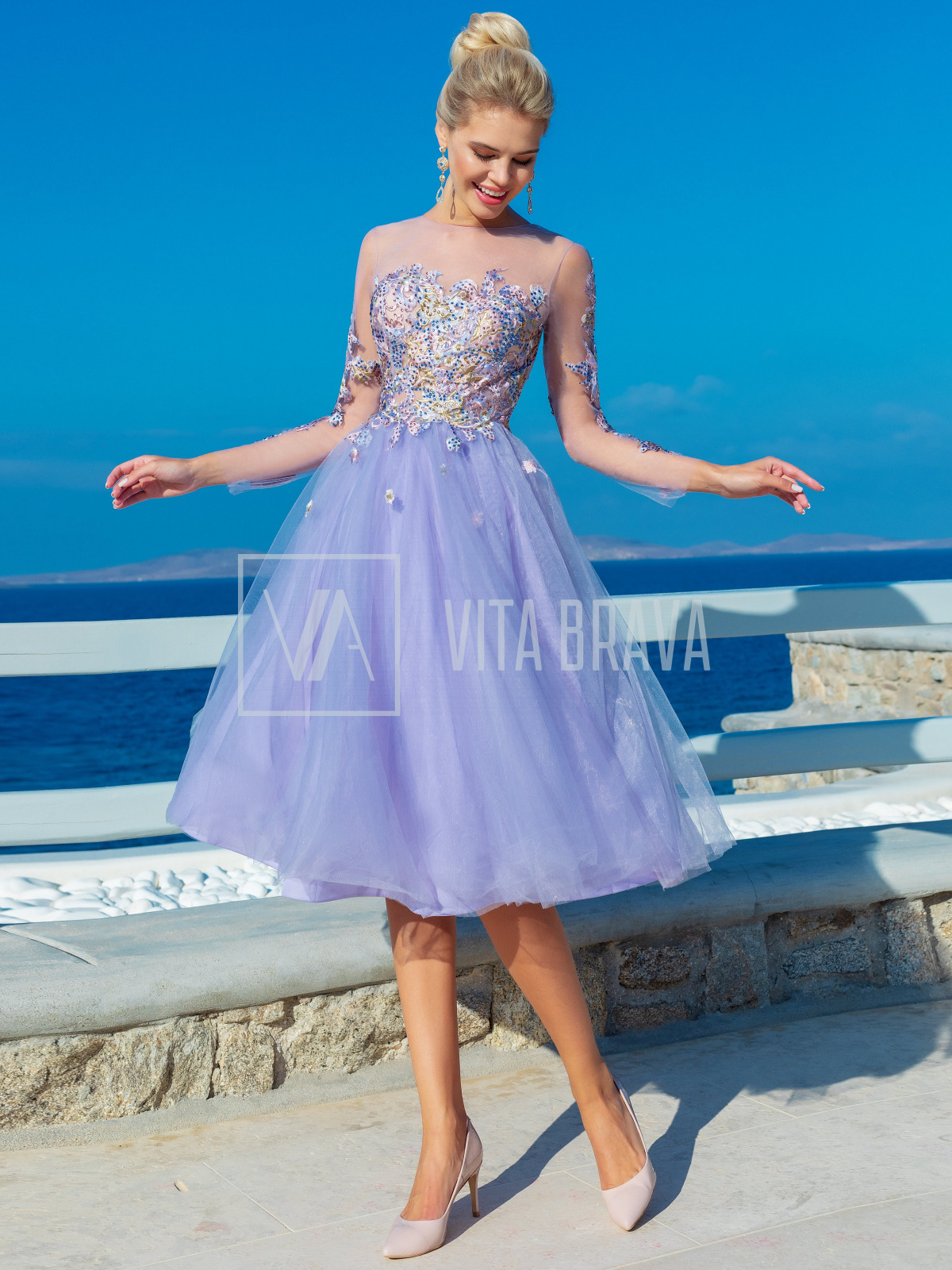 Вечернее платье Alba5106midi